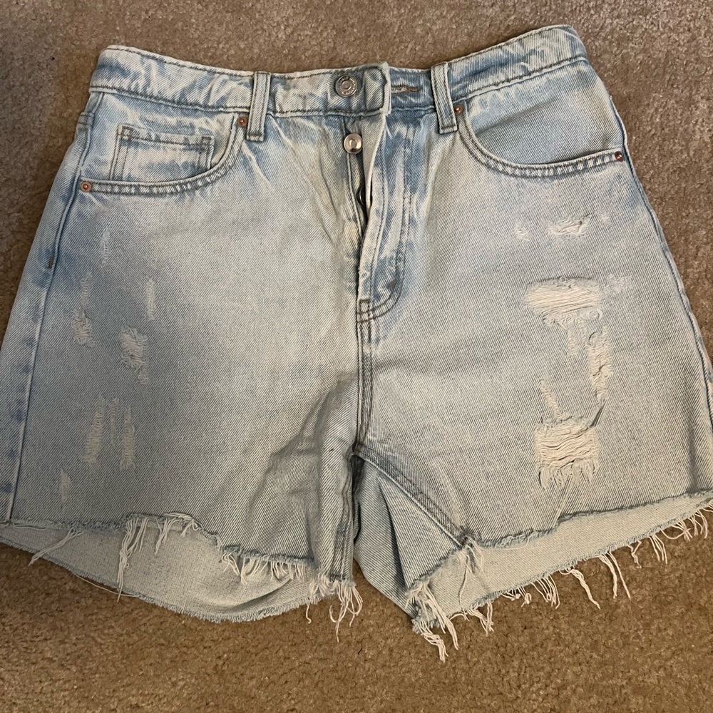 Wild Fable Light Wash Distressed Jean Shorts